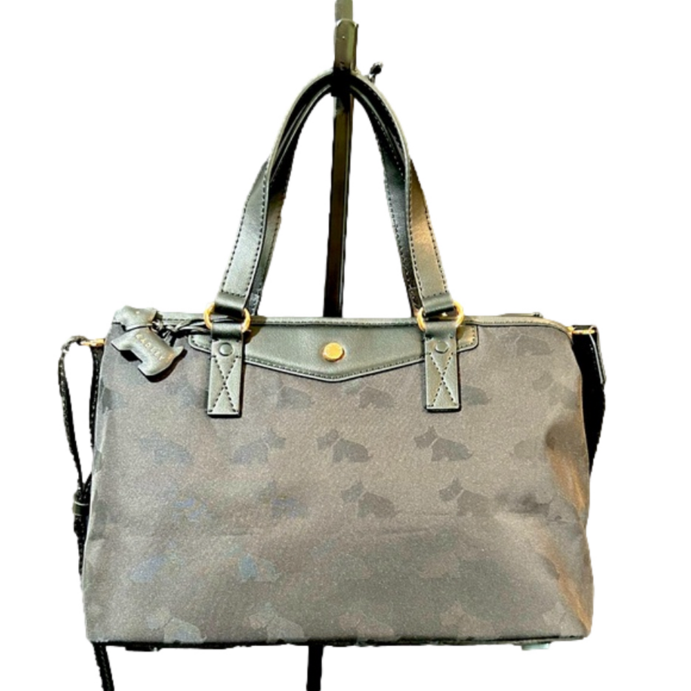Radley London Shoulder Bag, Crossbody Strap, Scotty Dog Jacquard & Fob